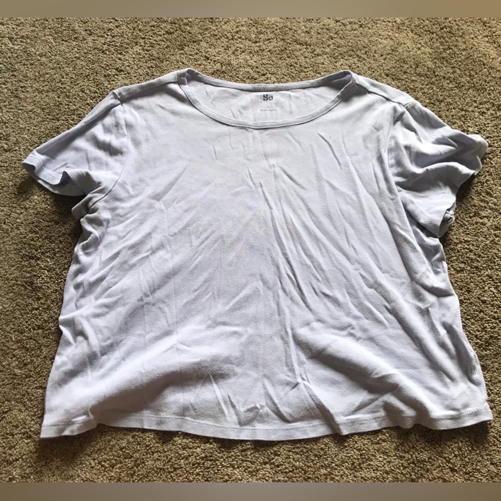 Light purple crop top
